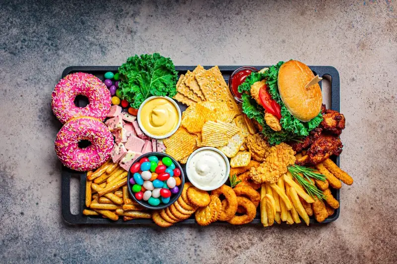 Mixed food platter