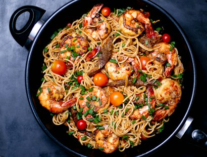 Seafood spaghetti