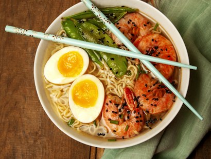 Ramen with soft-boiled egg